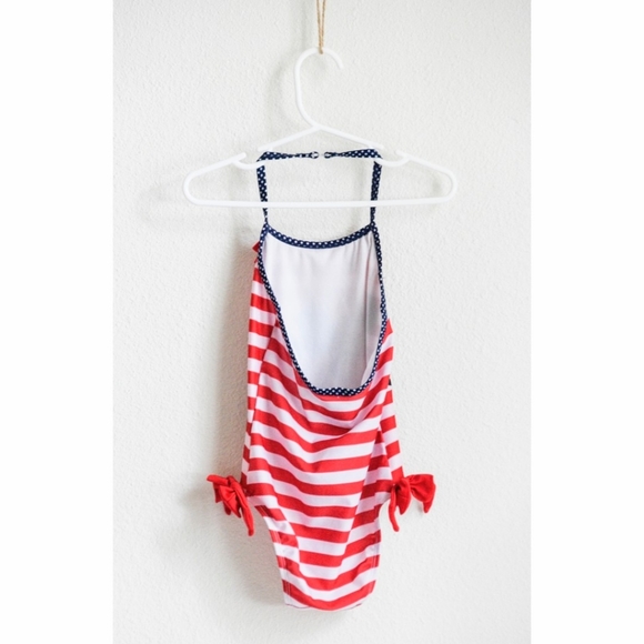 Disney Girl's Minnie Mouse Bow Swimsuit - Picture 3 of 5